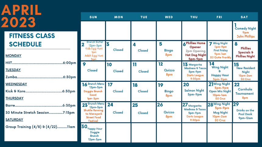 Summit Philly Event Schedule